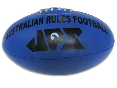 Blue PU Meterial Aussie Rules Football