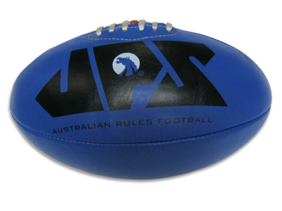Blue PU Meterial Aussie Rules Football