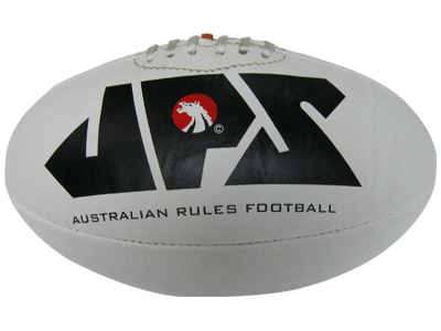 White PU Meterial Aussie Rules Football