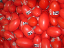 Red PVC Material Aussie Rules Foot Ball