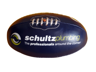 Yellow Genuine Leather Aussie Rules Football